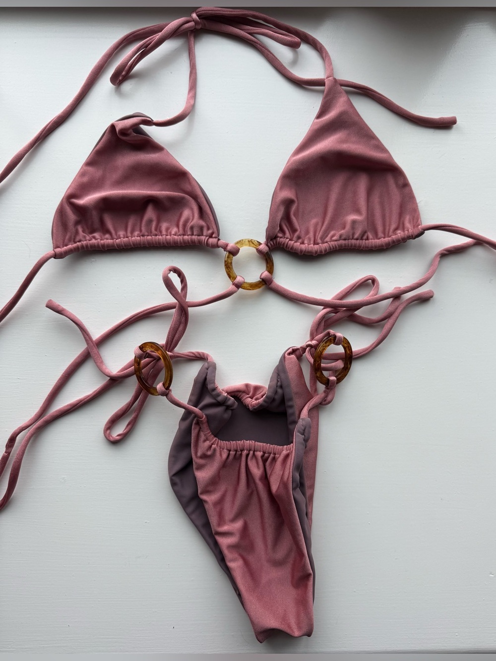 RARE Vintage ViX Paula Hermanny Reversible Bikini
